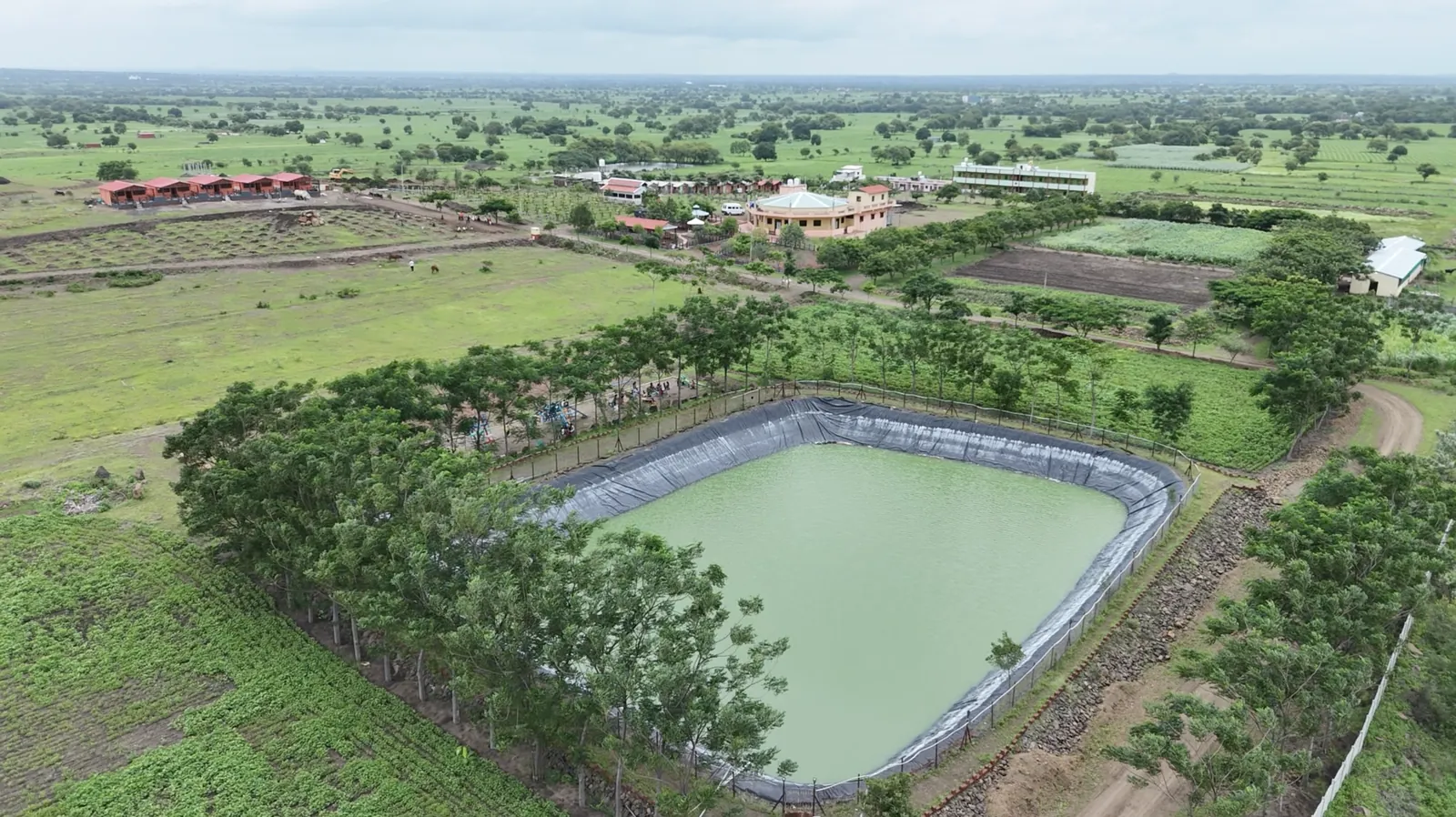 Water well and water conservation work in Latur