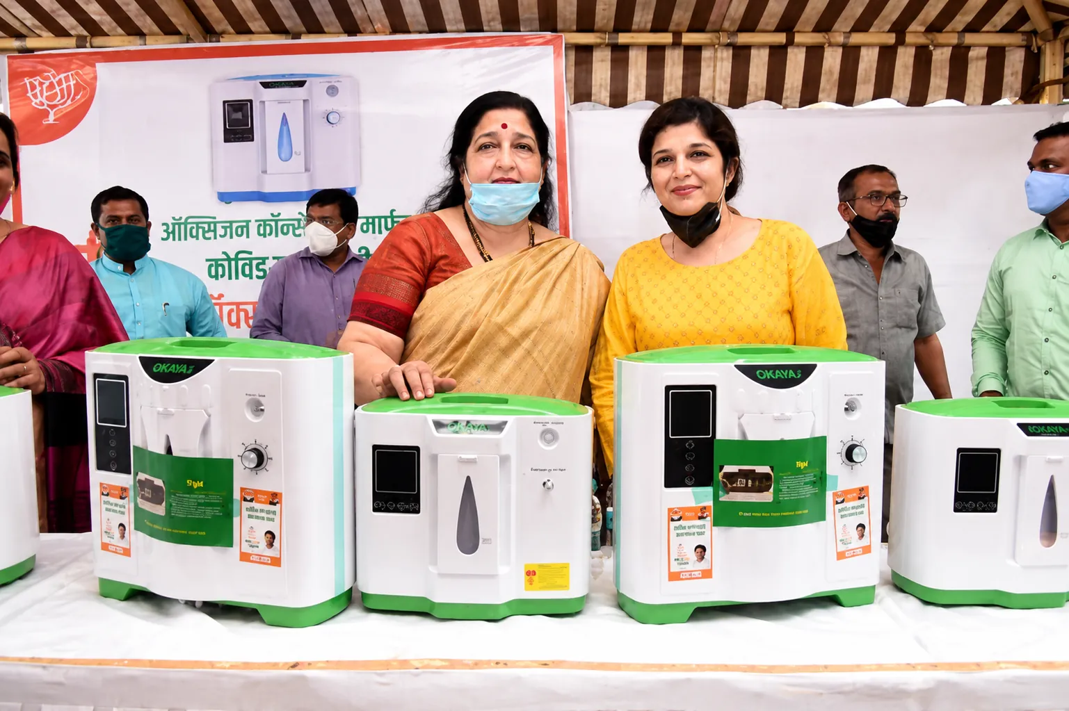 Oxygen concentrators and ventilators donated to hospitals across India