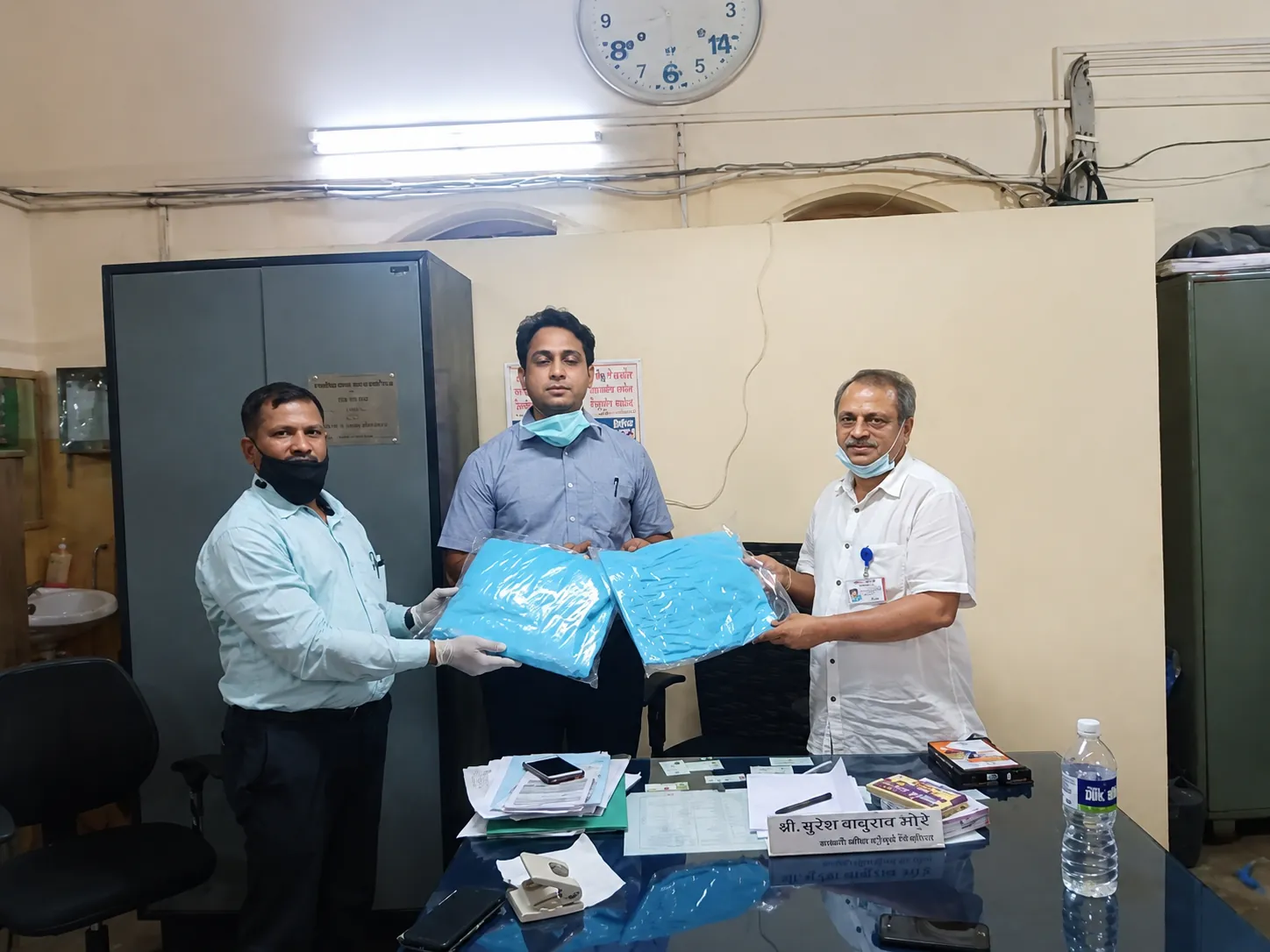 PPE kits and intubation machines donated to J.J. Hospital and Nair Hospital
