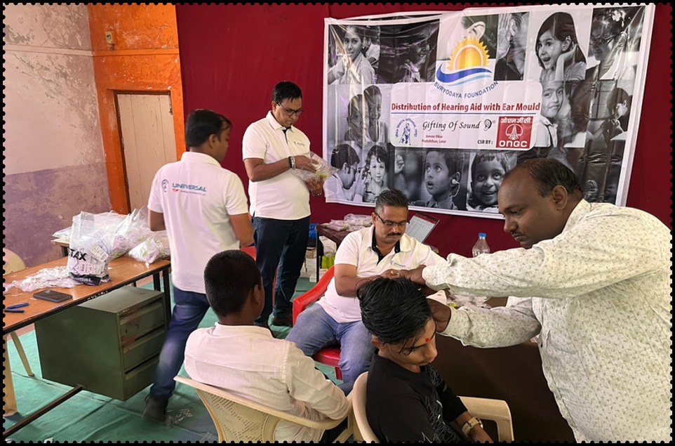 Hearing aid camp in Latur, December 2024