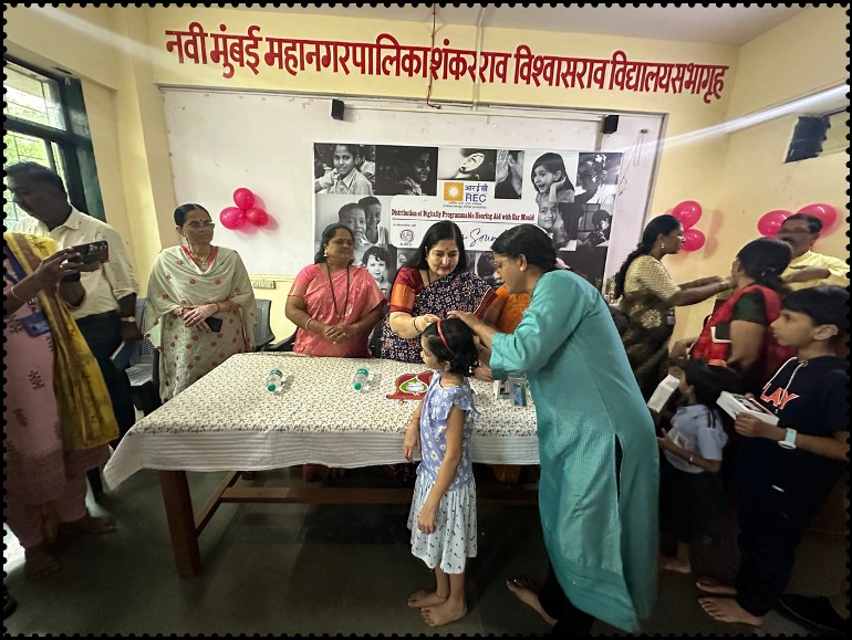 Hearing aid camp in New Mumbai, July 2023
