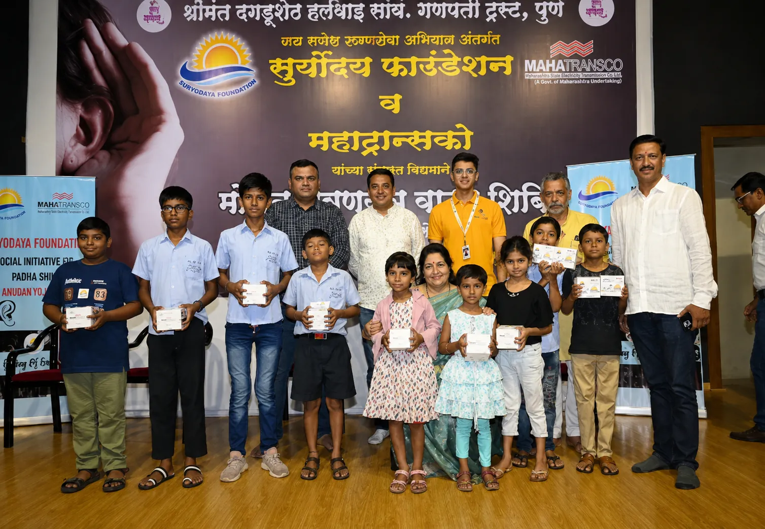 Hearing aid camp in Pune, July 2024
