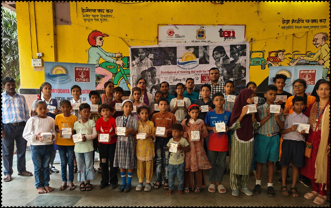 Hearing aid camp in Thane, March 2025